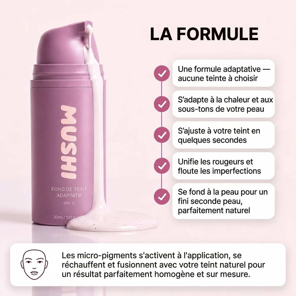 Fond de teint adaptatif anti-âge Mushi
