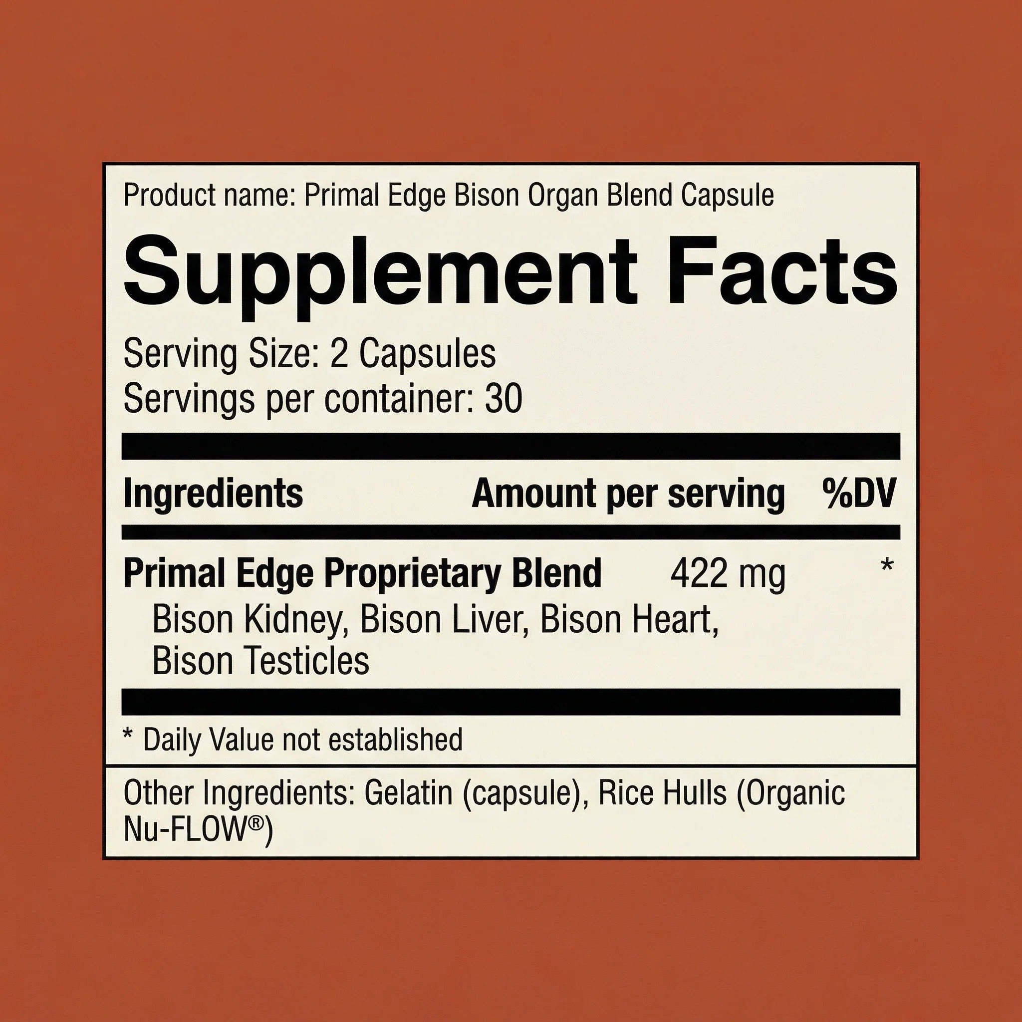 Primal American Bison | Testosterone Booster